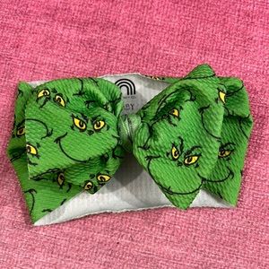 Rainbow + CO Grinch Baby Head Wrap